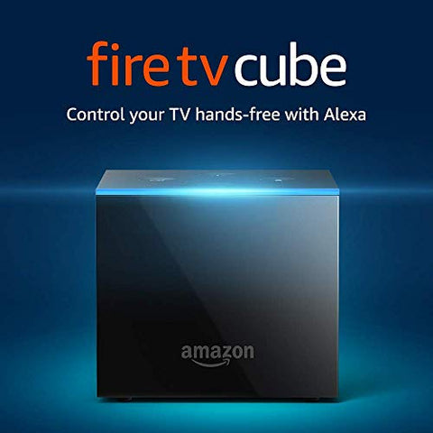 Fire TV Cube, hands-free with Alexa and 4K Ultra HD, streaming media player