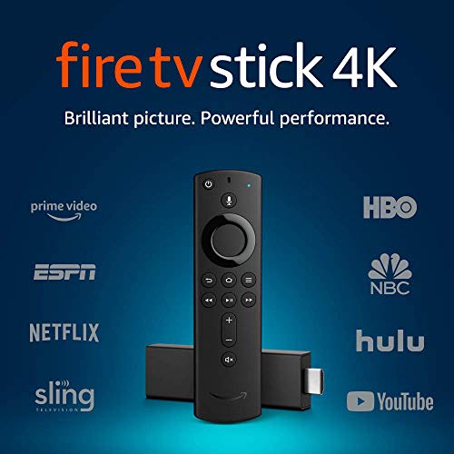 Fire TV Stick 4K with Alexa Voice Remote, streaming media player