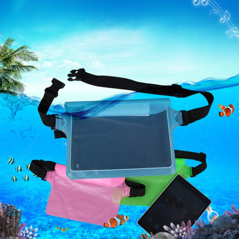 Sports Bag Waist Bag Swimming Drifting Diving Waist Fanny Pack Pouch Underwater Sealing Mobile Phone Pouch Pocket