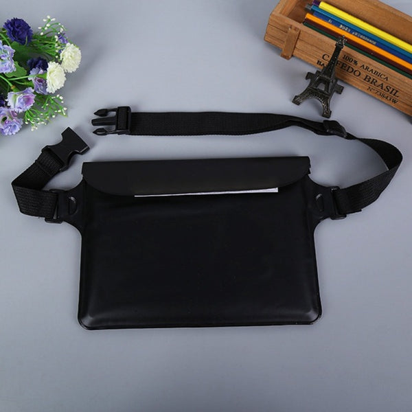 Sports Bag Waist Bag Swimming Drifting Diving Waist Fanny Pack Pouch Underwater Sealing Mobile Phone Pouch Pocket