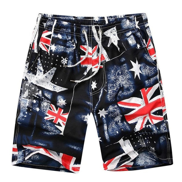 2019 new couple casual beach pants swimming trunks large size men's quick-drying European and American trend breathable shorts