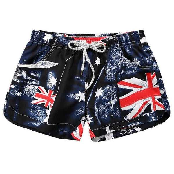 2019 new couple casual beach pants swimming trunks large size men's quick-drying European and American trend breathable shorts