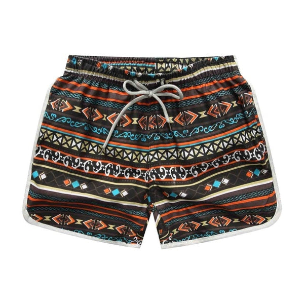 2019 new couple casual beach pants swimming trunks large size men's quick-drying European and American trend breathable shorts