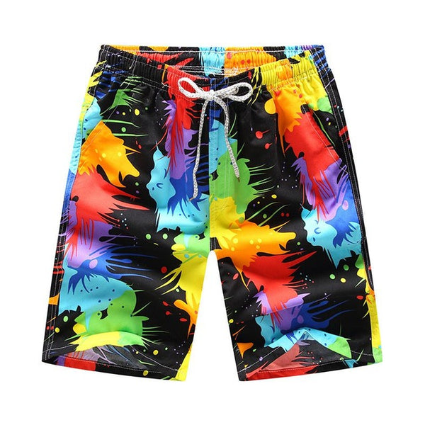 2019 new couple casual beach pants swimming trunks large size men's quick-drying European and American trend breathable shorts