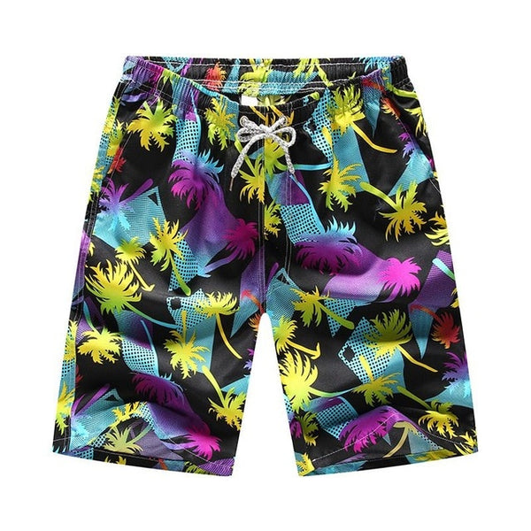 2019 new couple casual beach pants swimming trunks large size men's quick-drying European and American trend breathable shorts