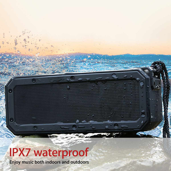 40W bluetooth Speaker Column Portable Speaker IPX7 Waterproof Subwoofer with 360 Stereo Sound Outdoor Speakers Boombox