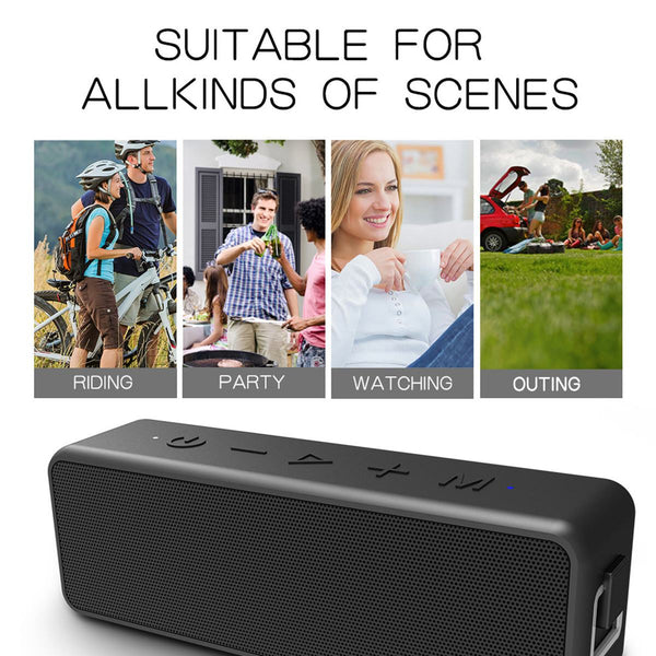 20W Portable bluetooth5.0 Wireless Speaker Better Bass 24-Hour  bluetooth Range IPX7 Water Resistance Soundbar Subwoofer