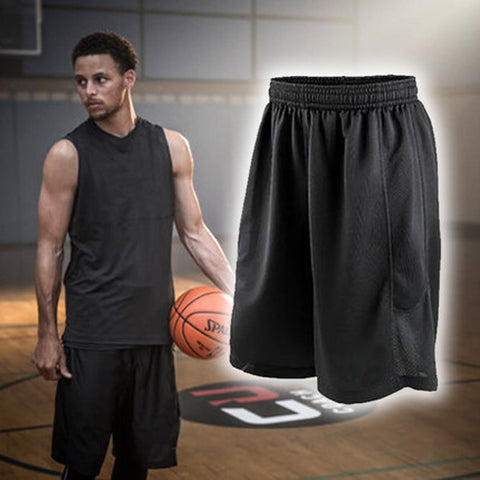 EU Basketball Shorts with Pockets Men Basketball Jersey Mesh Plus Size Running Training Shorts Quick-dry Men Basketball Shorts