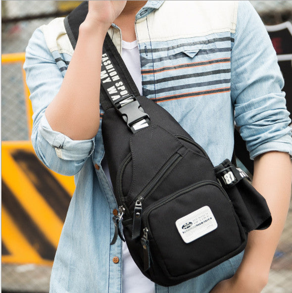 Men casual chest bag Oxford waterproof shoulder Messenger chest bags Small Sling Bags man Women Shoulder Crossbody Bag Back Pack