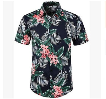 Men Hawaiian Short Sleeve Shirt