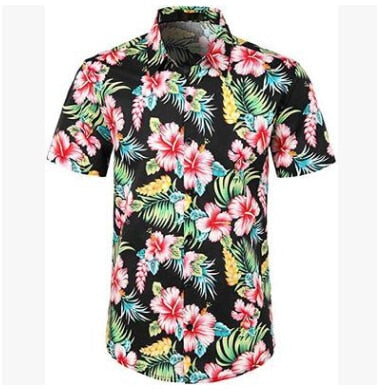 Men Hawaiian Short Sleeve Shirt