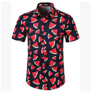 Men Hawaiian Short Sleeve Shirt