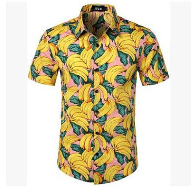 Men Hawaiian Short Sleeve Shirt