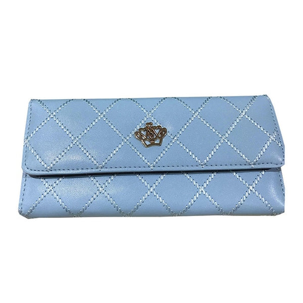 Womens Wallets Purses Plaid PU Leather Long Wallet Hasp Phone Bag Money Coin Pocket Card Holder Female Wallet Purse